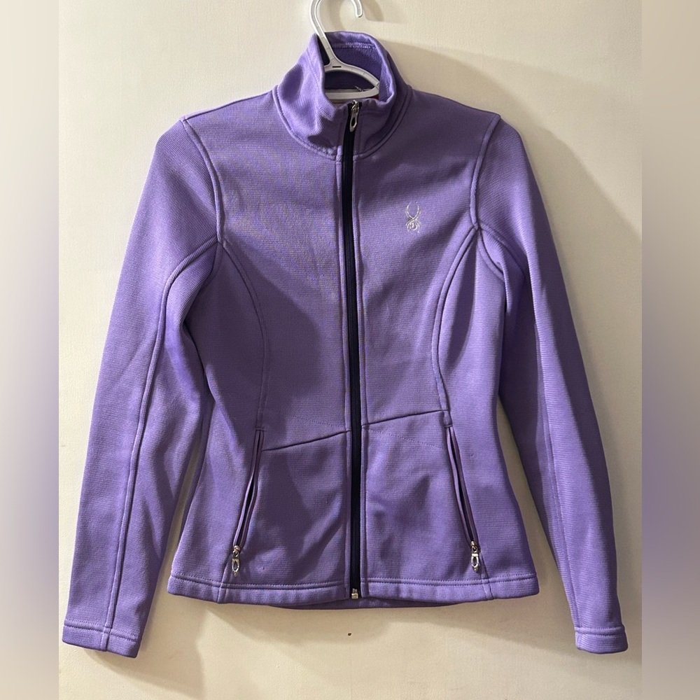 Lavender Spyder Jacket/Sweater Size Small